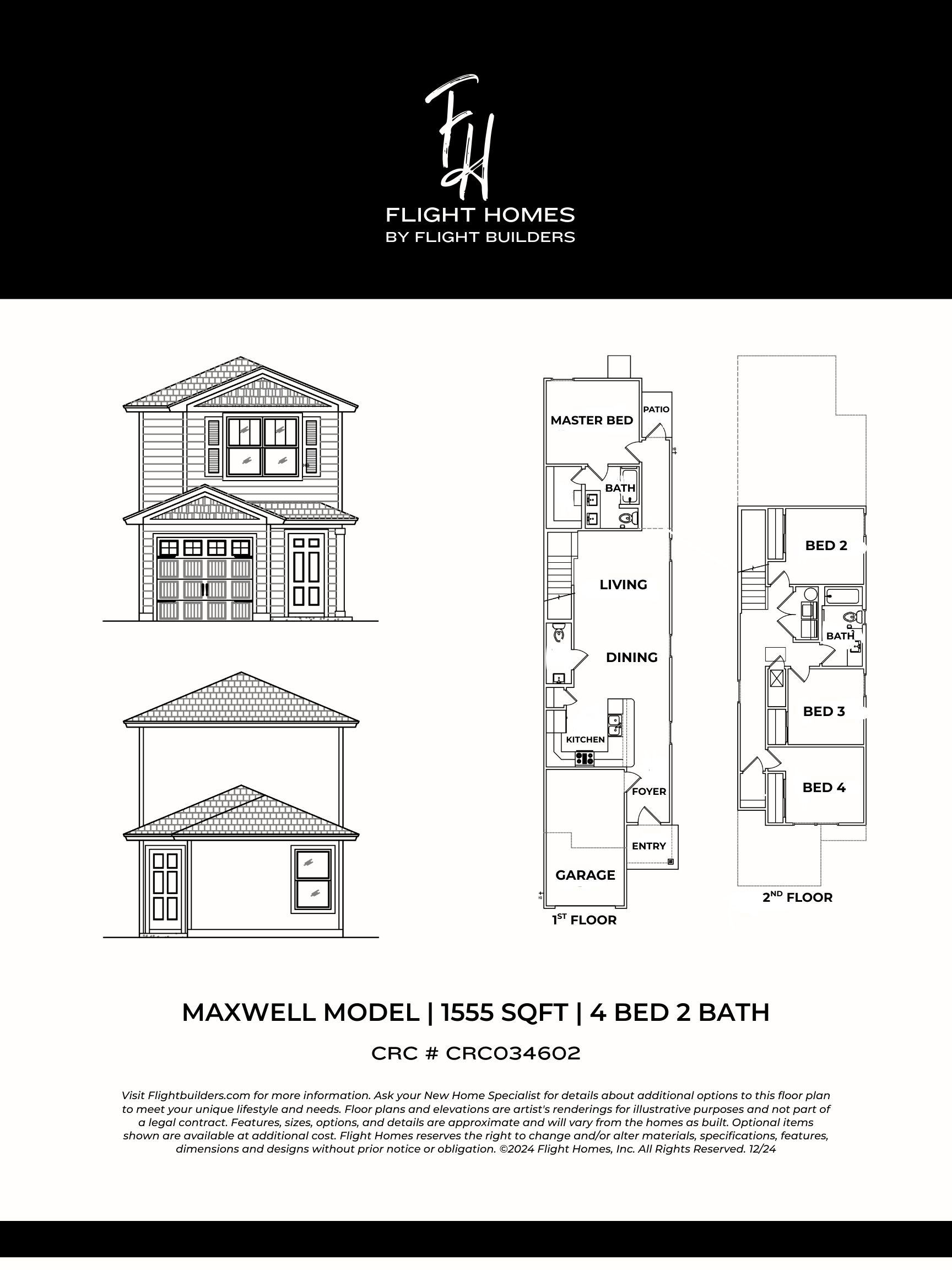 Maxwell Model floor plan