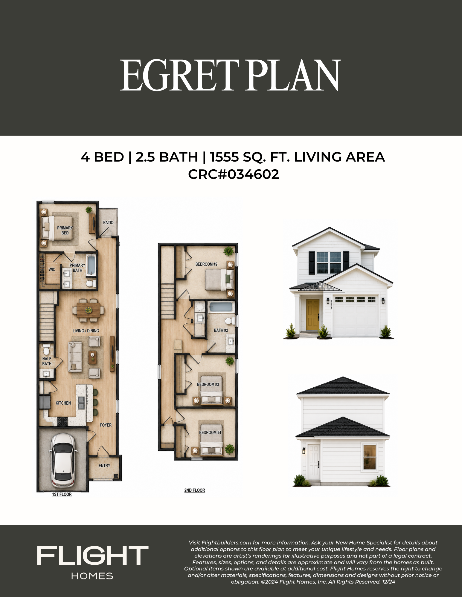 Egret Model floor plan