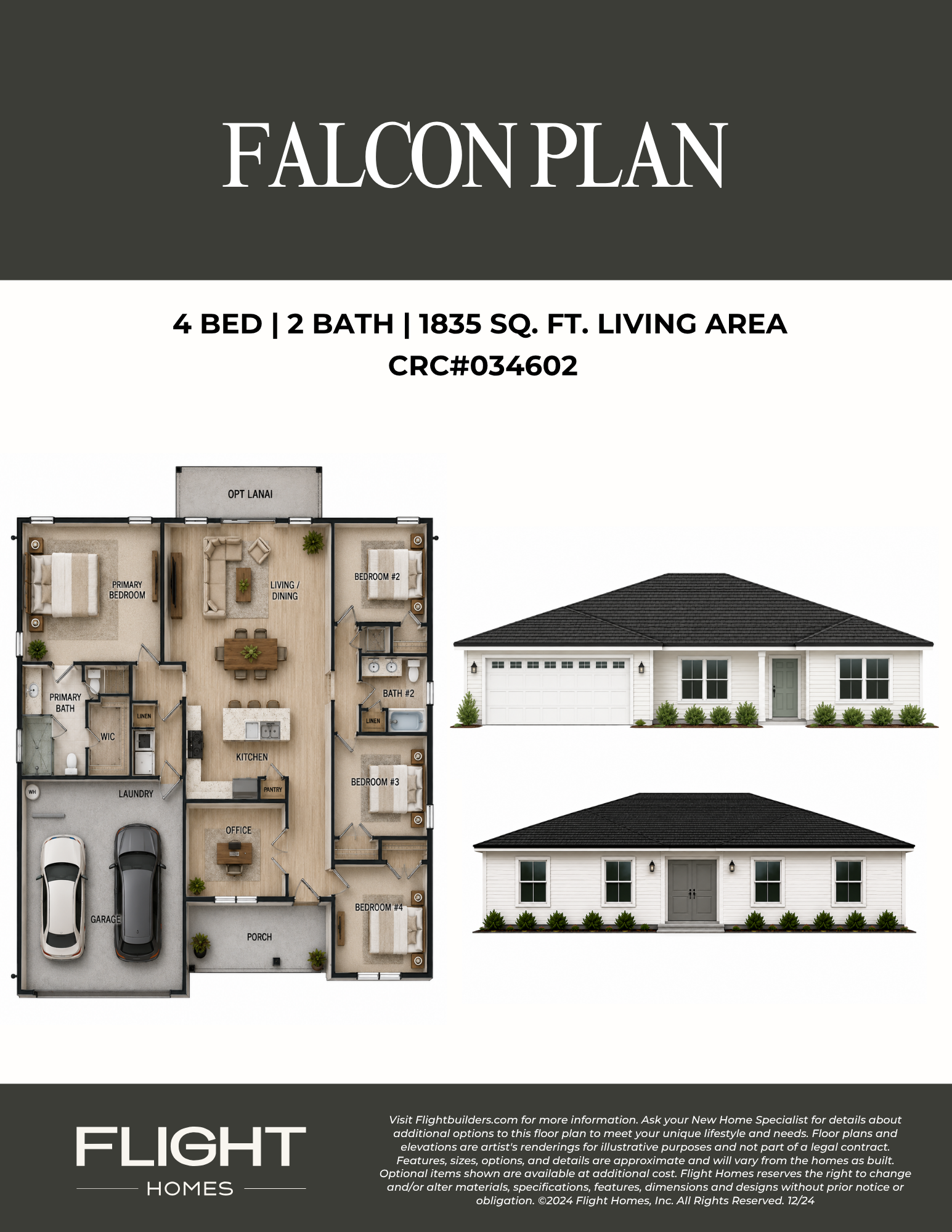 Falcon Model floor plan