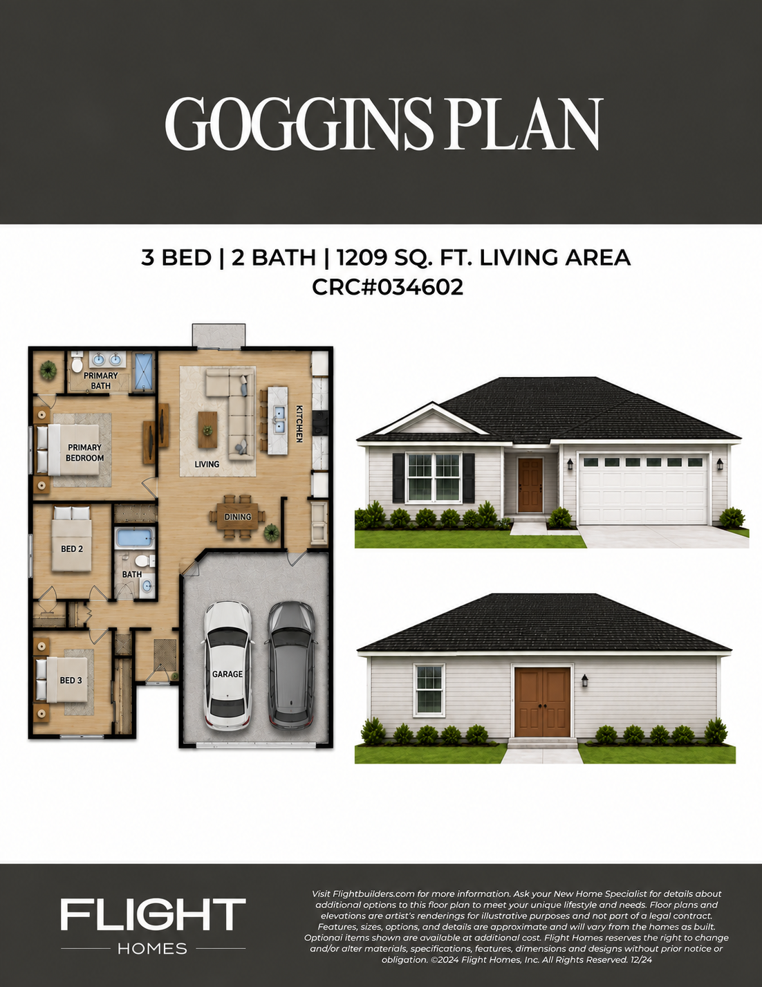 Goggins Model floor plan