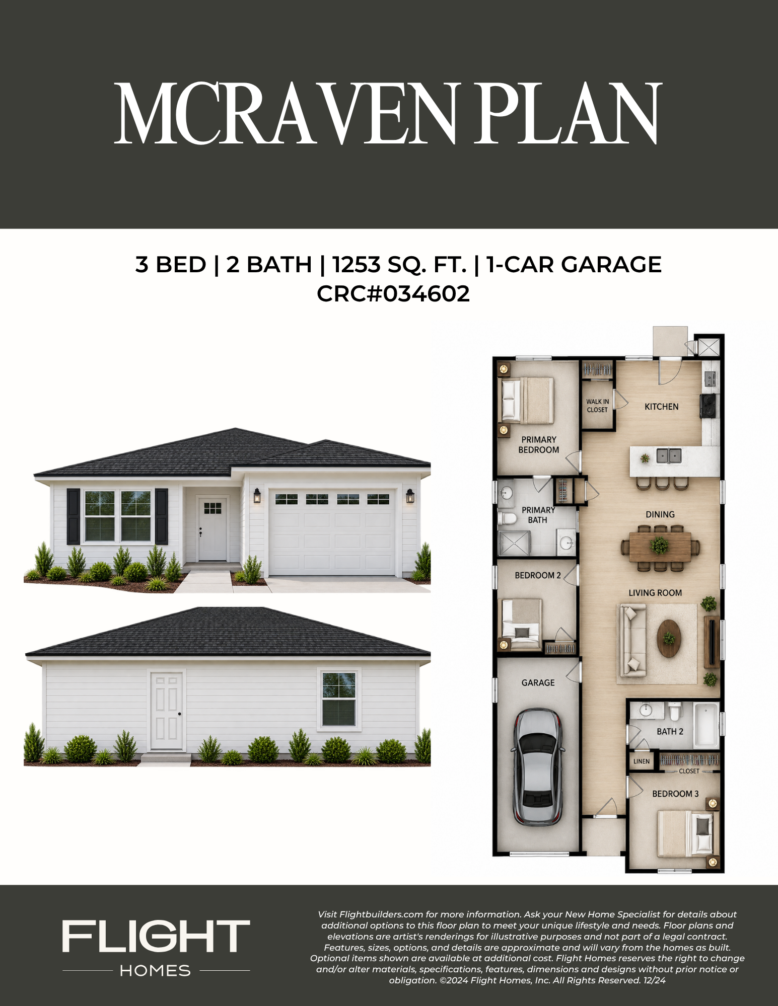 McRaven Model floor plan