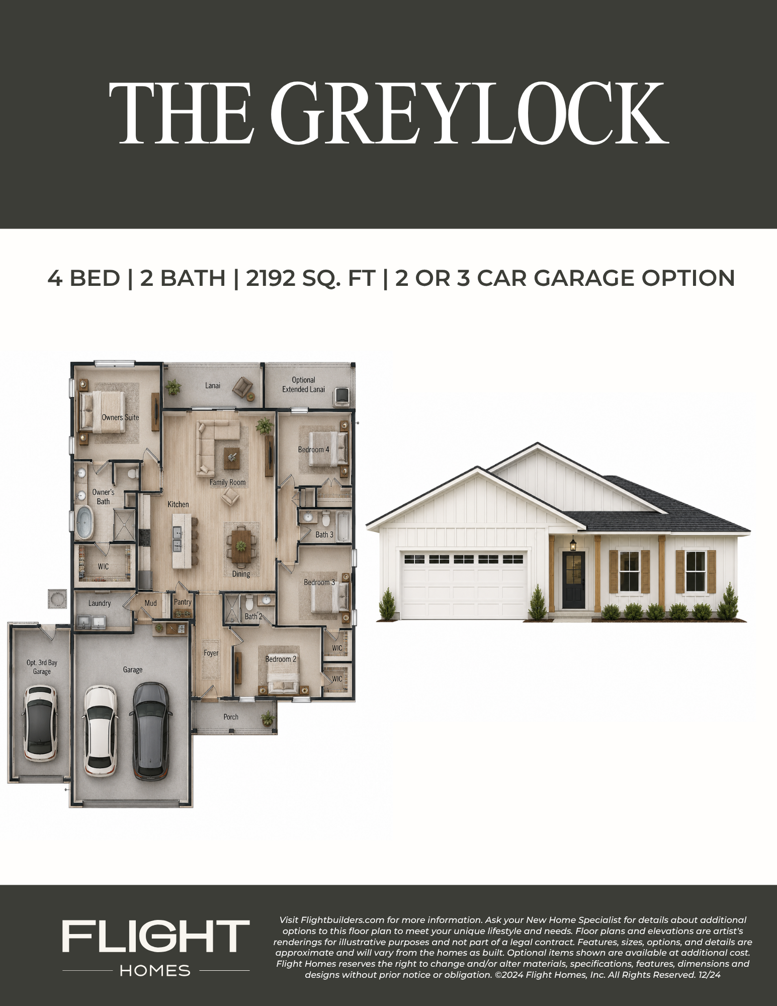 Greylock Model floor plan